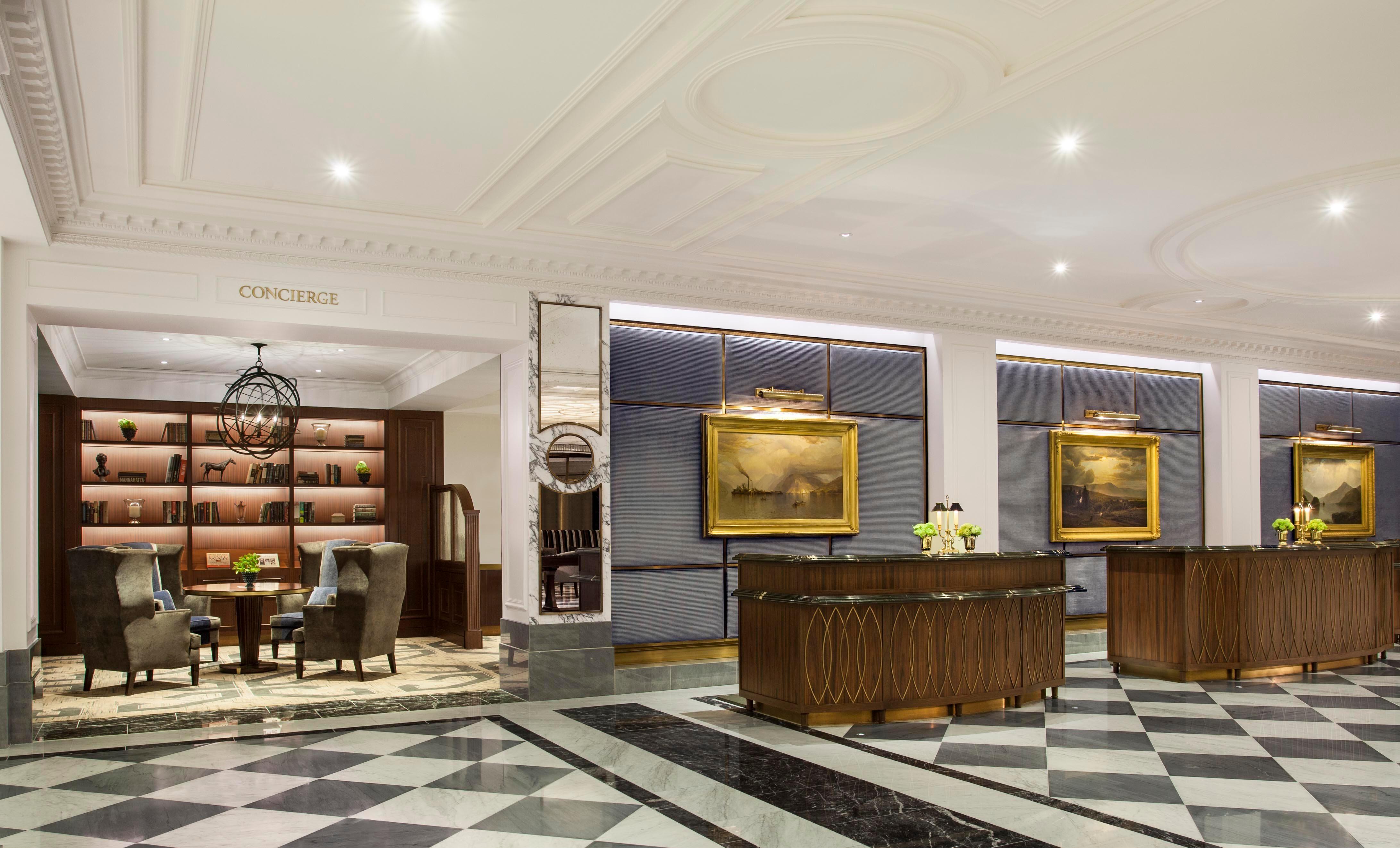 Intercontinental New York Barclay Hotel By Ihg Ngoại thất bức ảnh The lobby of the hotel