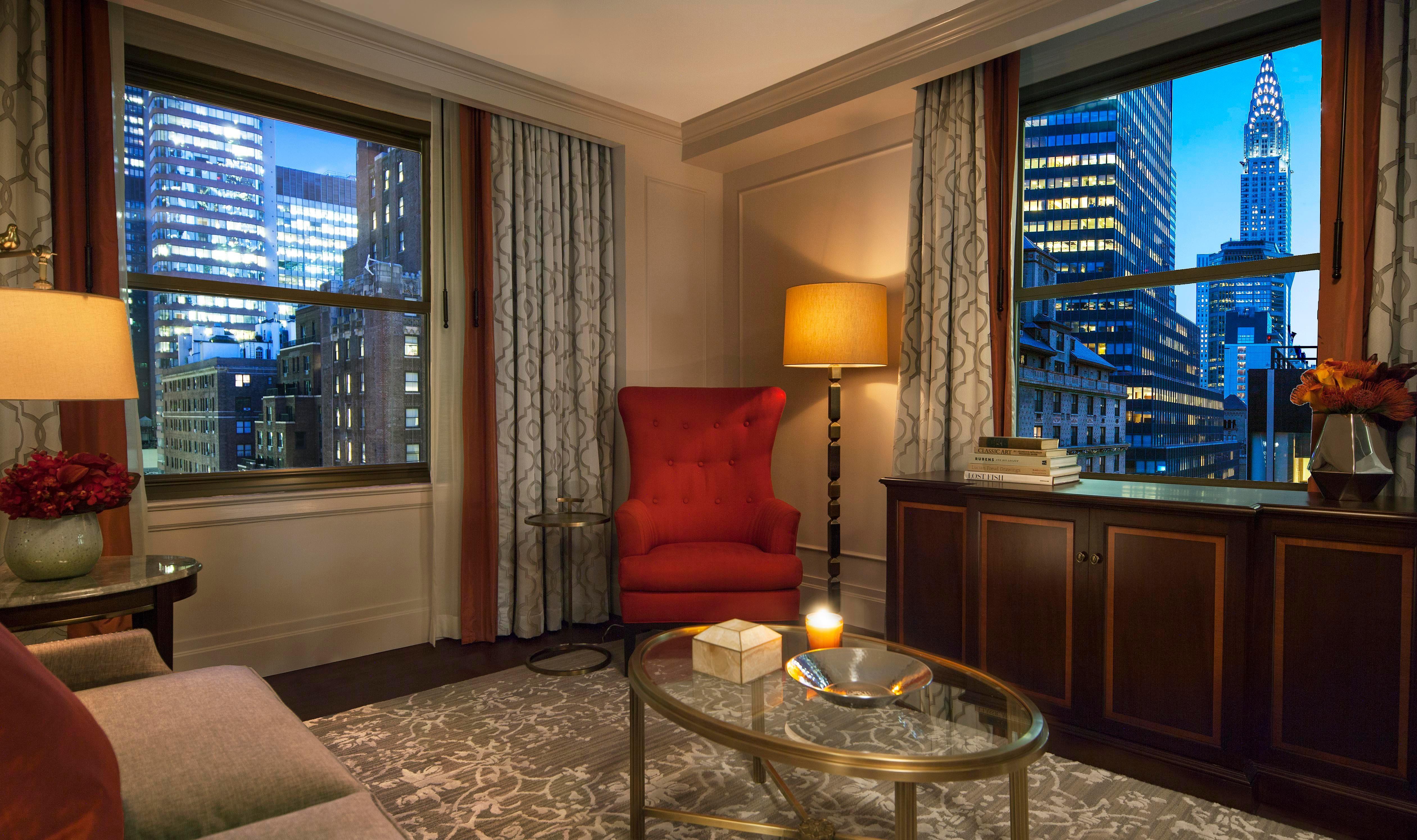 Intercontinental New York Barclay Hotel By Ihg Ngoại thất bức ảnh A suite at the Waldorf Astoria New York